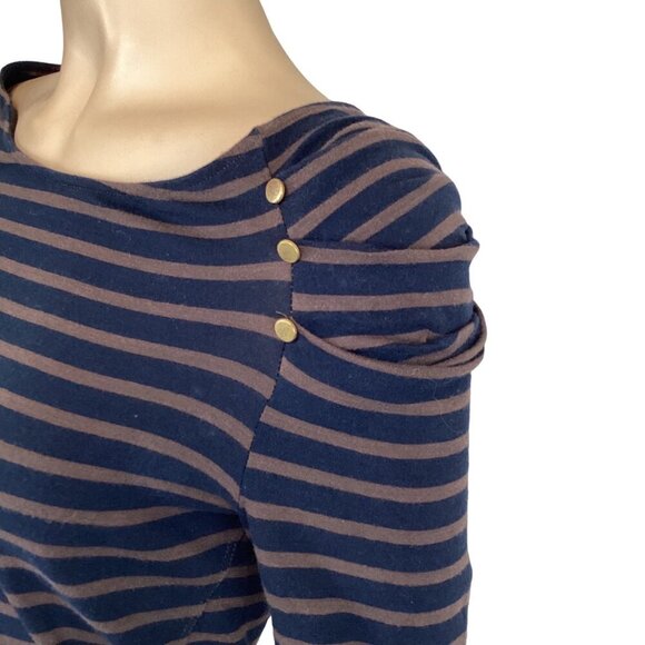 Pilcro & The Letterpress Top With Button Details Small Stretch‎ Unique Sleeves - Picture 10 of 10